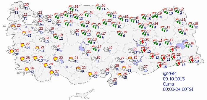 Dikkat! Meteoroloji'den 6 İlimize Kuvvetli ve Şiddetli Yağış Uyarısı