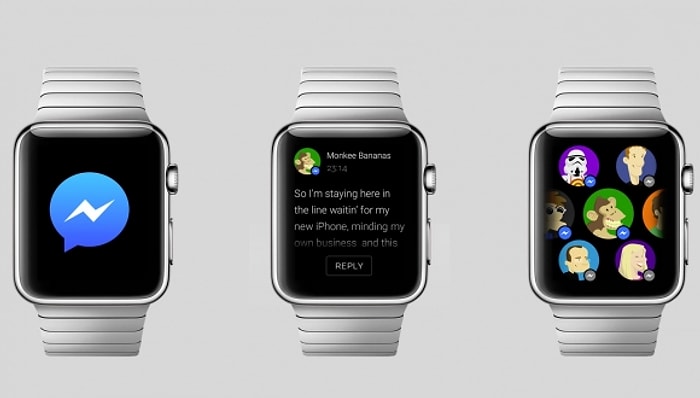 Facebook Messenger'a Apple Watch Dopingi