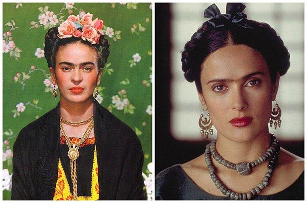 2. Frida Kahlo - Salma Hayek, ”Frida“.