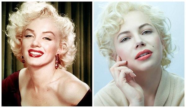 8. Marilyn Monroe - Michelle Williams, "My Week with Marilyn" "Marilyn ile Bir Hafta"