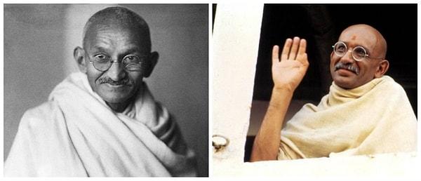 20. Mahatma Gandhi - Ben Kingsley, ”Gandhi”.