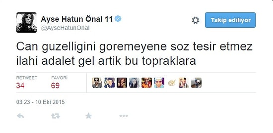 Ankara'da Emek, Barış ve Demokrasi Mitingi'ne Yapılan Bombalı Saldırıya Ünlülerin Tepkileri