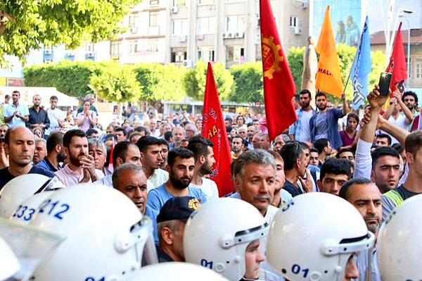 12. Adanalılar da protesto için alanlardaydı, eyleme izin verilmedi