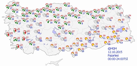 Meteoroloji Uyardı: Muğla çevrelerinde Kuvvetli Yağışa Dikkat!