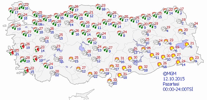 Meteoroloji Uyardı: Muğla çevrelerinde Kuvvetli Yağışa Dikkat!