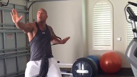 Dwayne Johnson'dan Herkesi Şaşırtacak “Hit the Quan” Dansı