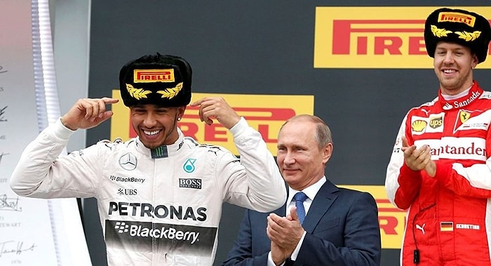 Formula 1 Pilotu Hamilton, Putin'i Islattı