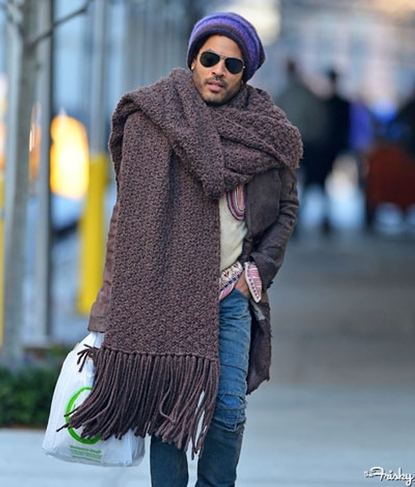 11. Длинные шарфы