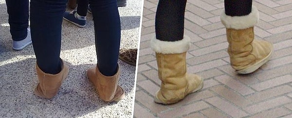 4. Стоптанные от влаги угги