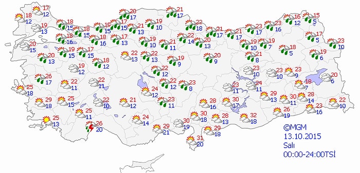 Karadeniz'in Kıyı Kesimlerinde Kuvvetli Yağışlara Dikkat!