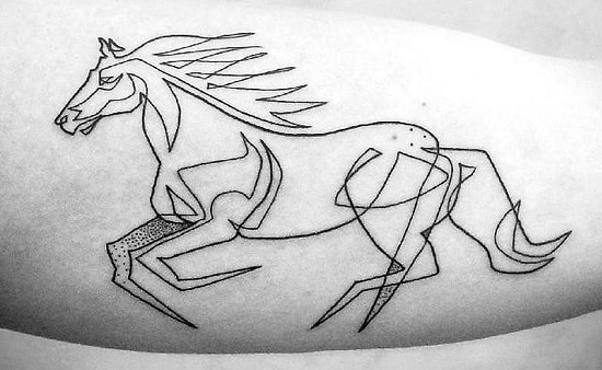 30 Çalışmasıyla Tek Bir Çizgi Üzerinde Harika Dövmeler Yapan Sanatçı "Mo Ganji"