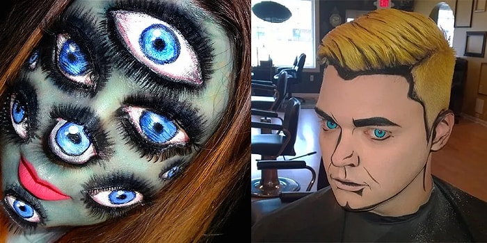 Cadılar Bayramı İçin İlham Veren 23 Sıradışı Makyaj