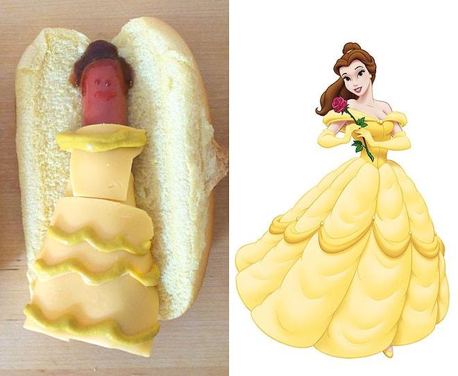 Ünlü Disney Prensesleri Sosisli Sandviç Oldu