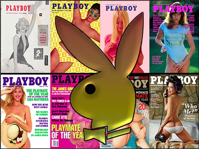 Yeni Formatında Çıplaklık Olmayacağını Açıklayan Playboy'dan 59 Efsanevi Kapak