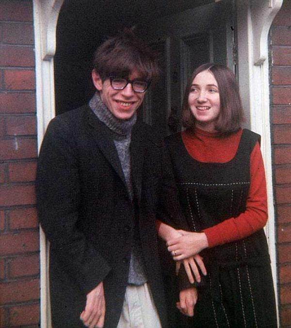 3. Stephen Hawking ve eşi Jane Wilde, 1965.