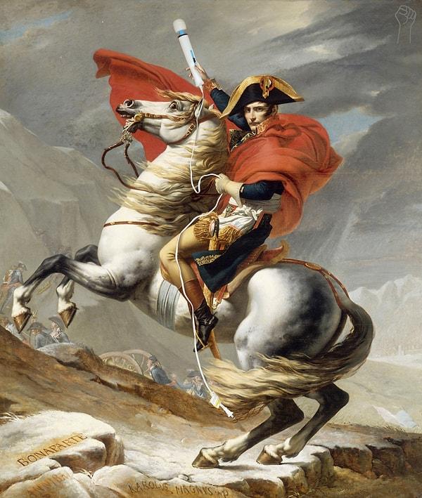 10. Alpleri Geçen Napolyon - Jacques-Louis David
