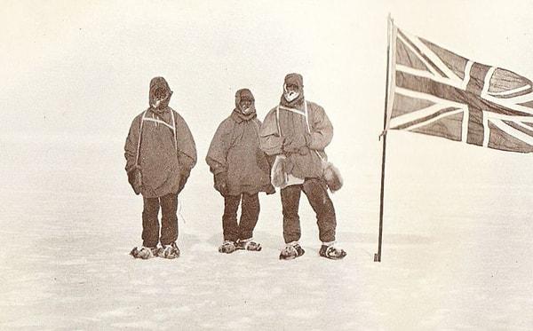 3. Scott ve Shackleton, 1902 yılında Güney Kutbu'nu keşfetmek için yola koyuldular.