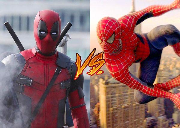 23. İki uçarı karakter: Deadpool vs. Örümcek Adam