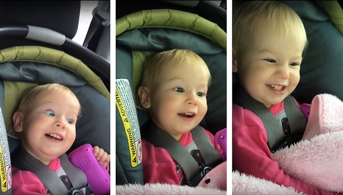 Anne ve Babasına İhtiyaç Duymadan "Ce-eee" Oyunu ile Hunharca Eğlenen Bebek