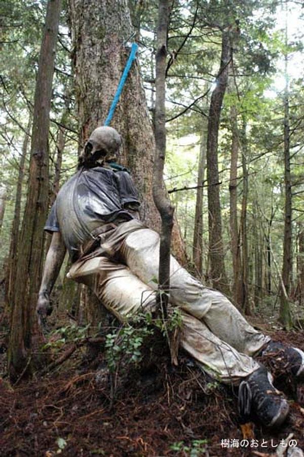 Japon tarihinde mistik bir yeri olan ve ölü ruhlarla özdeşleşen Aokigahara, Seicho Matsumoto'nun iki karakterinin bu ormanda intihar ettiği romanı Kuroi Kaiju'dan sonra bir intihar merkezi haline gelmiş.