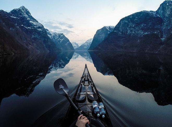 Norveç'te Kano Gezintisinin Muazzam Bir Tecrübe Olduğunu İspatlayan 20 Fotoğraf