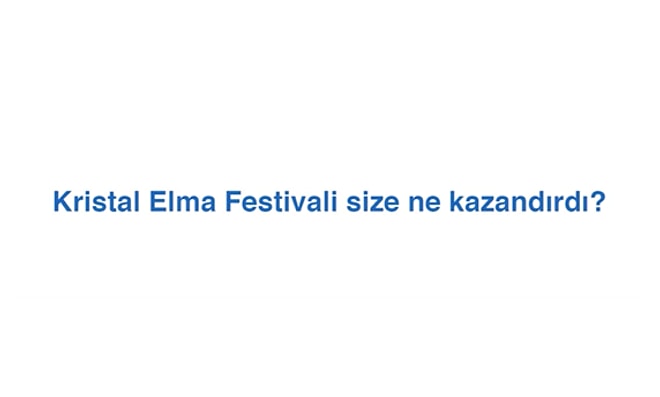 Kristal Elma 2015 Size Ne Kattı?