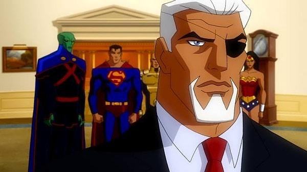9. Deathstroke, "Justice League: Crisis on Two Earths" animasyonunda gösterilen bir başka evrende Amerika Başkanıdır.