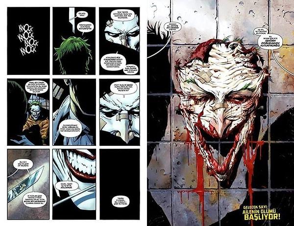 15. "Ailenin Ölümü" serisinde Jokerin isteği üzerine Dollmaker, Joker’in yüz derisini yüzmüştür.