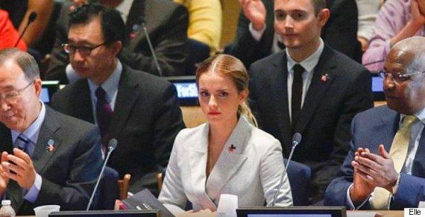 Emma Watson’ın Birleşmiş Milletler’deki bu fotoğrafı