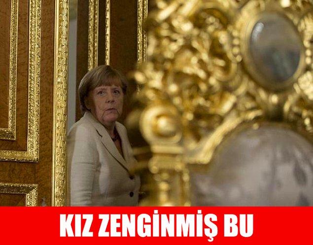 18. Merkel Türkiye'yi ziyaret eder de Tayyip'ine uğramaz mı, uğradı.