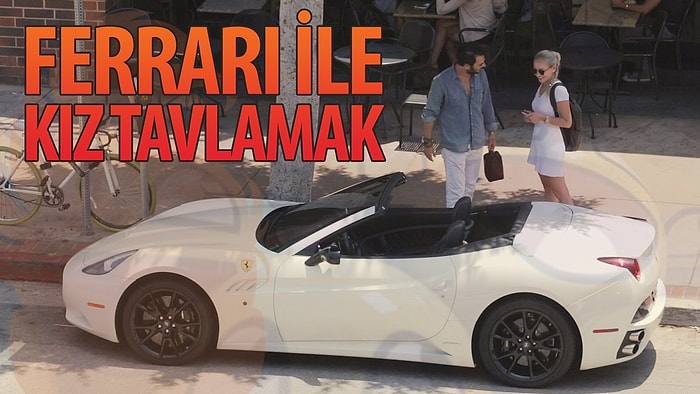 Ferrari ile Amerikalı Kızı Trolleyen Hayrettin