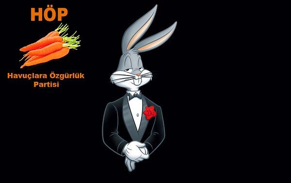 4. Bugs Bunny - Havuçlara Özgürlük Partisi