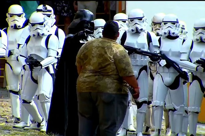 Darth Vader ve Stormtroopers'lı Efsane Şaka