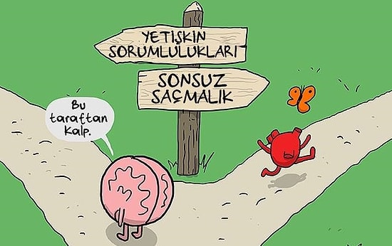 Kalp ve Beyin İkilemlerini Mizahi Dille Anlatan, Her Birinde 'Aynı Ben' Diyeceğiniz 10 Görsel