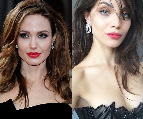 2. Модель в настоящее время проживает в Нью-Йорке, жители которого часто принимают её за Джоли и просят сфотографироваться.