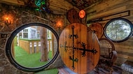 Yüzüklerin Efendisi'nden Esinlenerek Tasarlanan Otel, Müşterilerini Hobbit Ağaç Evinde Ağırlıyor