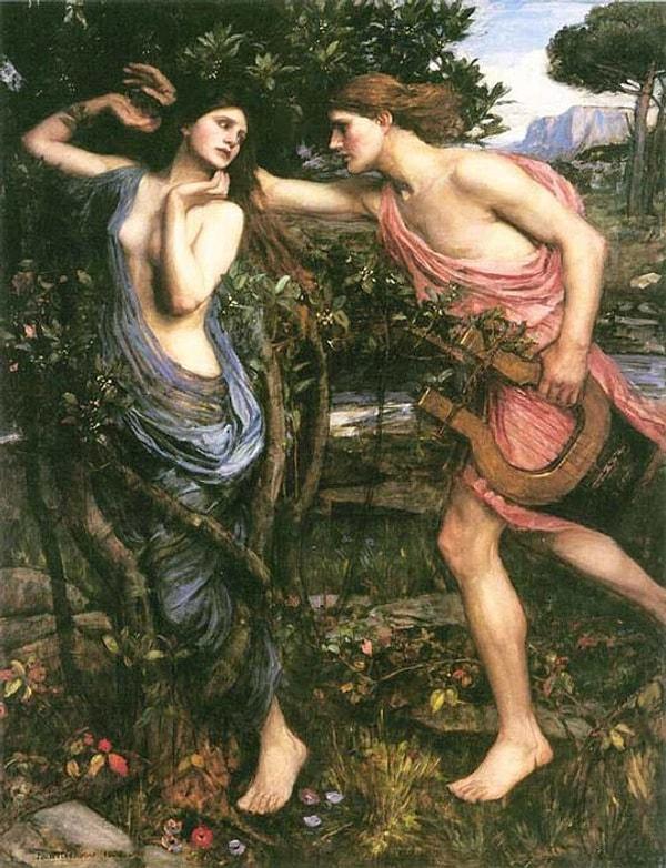 9. İşte bu yüzden Apollon ne derse desin Daphne'yi bir türlü durmaya ikna edemez.