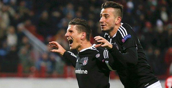 BİLGİ | Mario Gomez, Beşiktaş formasıyla resmi maçlardaki yedinci golünü attı.