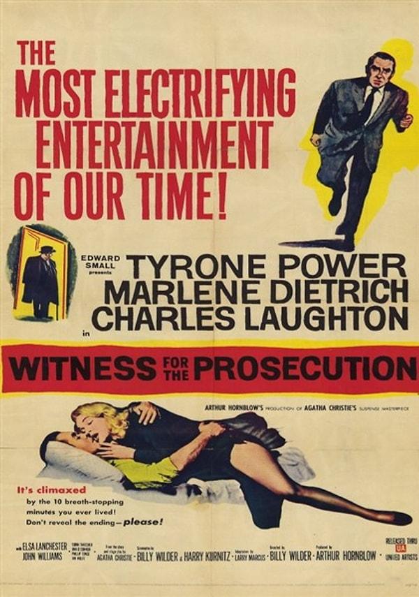 8. Beklenmeyen Şahit (1957)  Witness for the Prosecution - Billy Wilder | IMDb 8.4