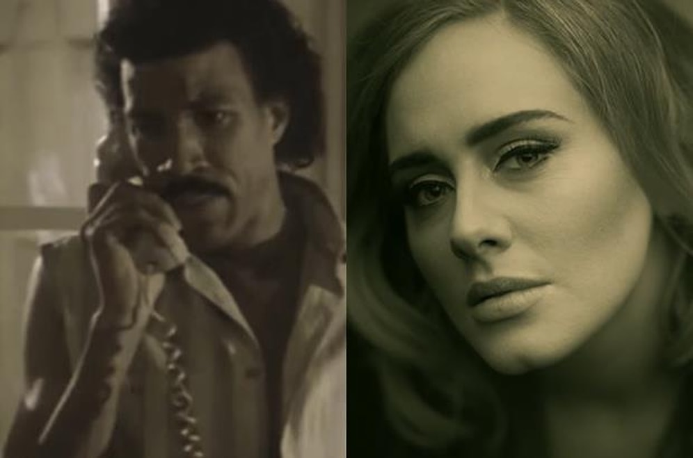 'Hello' Klibine Sızdırılan Lionel Richie ile Adele'nin Kısa Telefon Konuşması