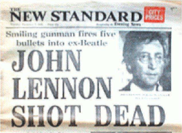 22. Lennon’un öldürülmesi