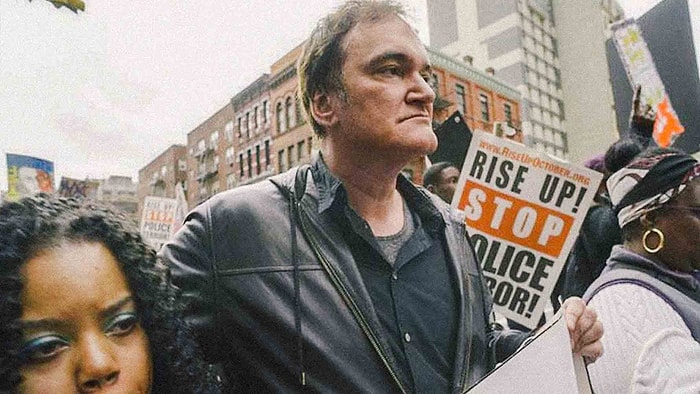 Tarantino Polis Şiddetine Karşı Yürüdü