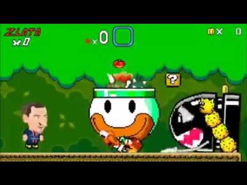 Mario Karakterleri Zlatan'ı Karşılarında Görünce Ne Yaptılar?