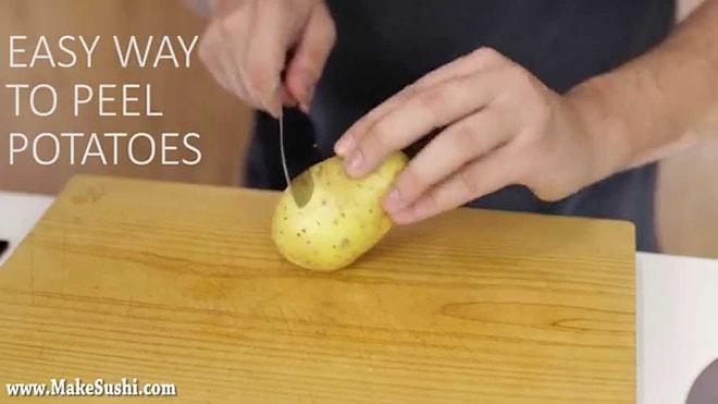 Patates Soymanın En Basit ve Kolay Yolu!