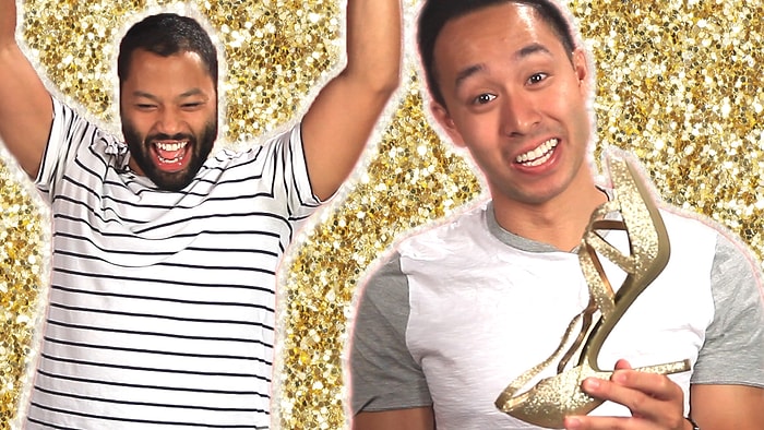 Erkekler Bir Günlüğüne Topuklu Ayakkabı Giyiyor