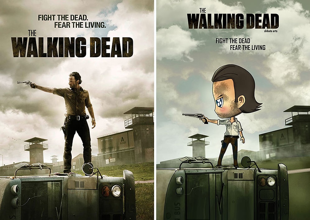 "Popüler Diziler Çizgi Film olsaydı Nasıl Görünürlerdi?" Sorusuna Yanıt Olan 9 İllüstrasyon