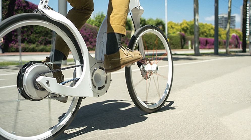 Yalnızca 1 Saniyede Katlanan Elektrikli Bisiklet: Gi FlyBike