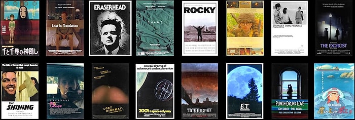 Popüler Film Afişleri Ait Oldukları Sahnelerle Birlikte Animasyon Olursa