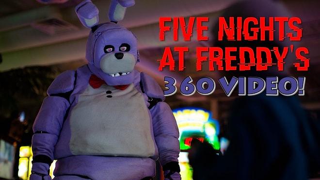 Gerçek Hayatta 360 Derece Olarak 'Five Night's At Freddy's' Oyunu Oynamak