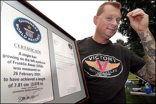 6. Самая длинная бровь